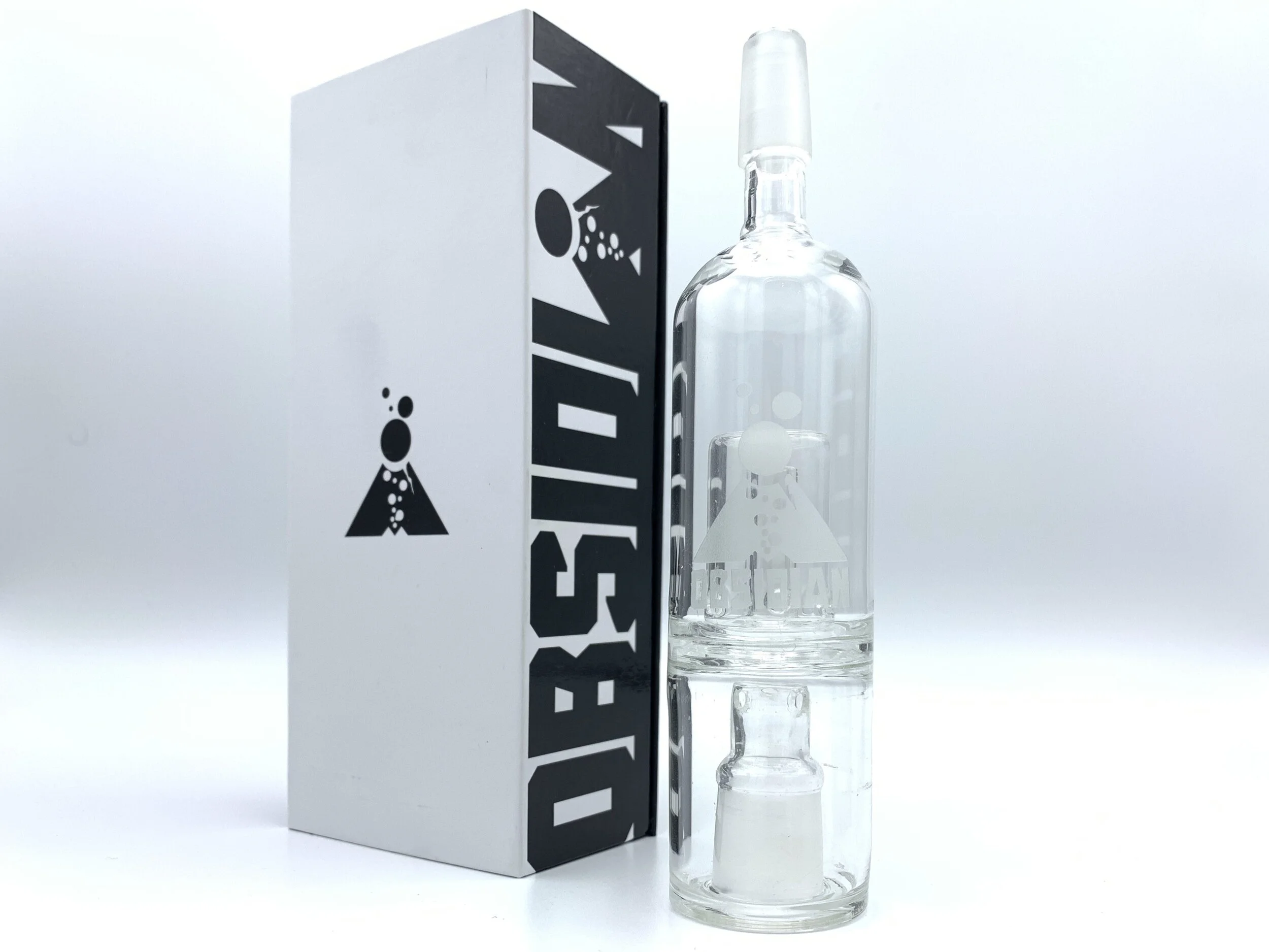 Elevate Your Volcano: Magma & Obsidian Glass Bubbler